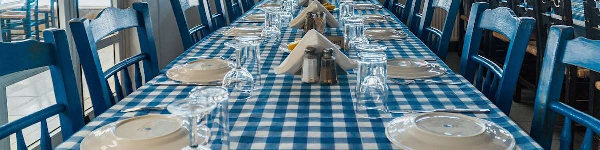 Tischdekoration Griechenland